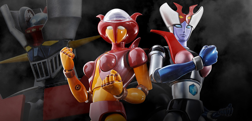 MAZINGER Z (Action) SOUL OF CHOGOKIN of SOUL OF CHOGOKIN GX-08R APHRODAI A vs GX-09R MINEVA X