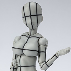 Body chan -Kentaro Yabuki-Edition- WIRE FRAME - (Gray Color Ver.)