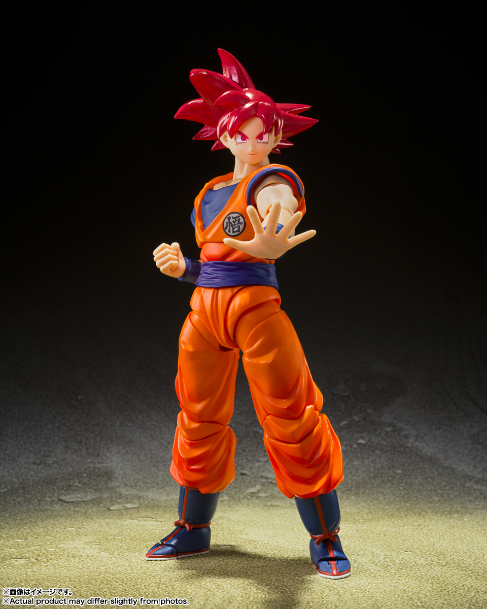 DRAGON BALL SUPER Figure S.H.Figuarts SUPER SAIYAN GOD SON GOKU -SAIYAN GOD INSTILLED WITH THE LIGHT OF RIGHTEOUS HEARTS-