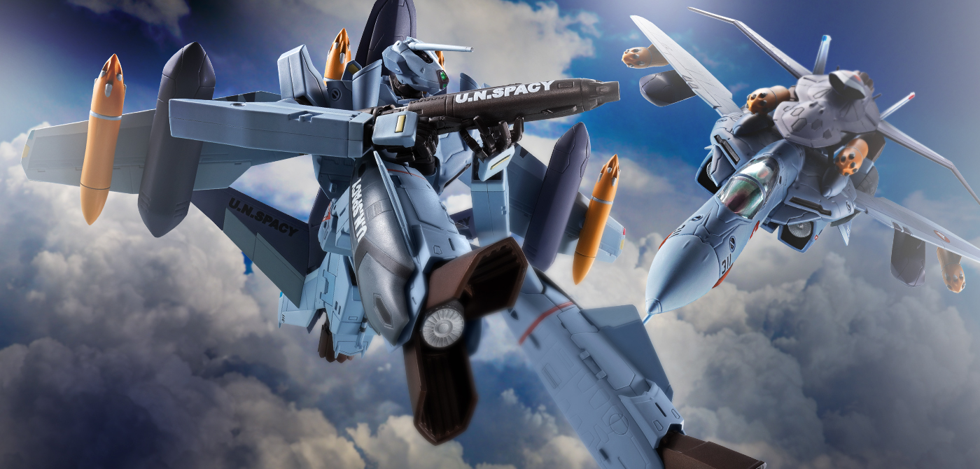 MACROSS ZERO Figure HI-METAL R HI-METAL R VF-0A PHOENIX(SHIN KUDO USE) ＋ QF-2200D-B GHOST