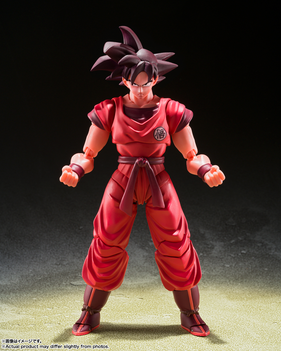 DRAGON BALL Z Figures S.H.Figuarts SON GOKU Kaioken - 180000 combat power-