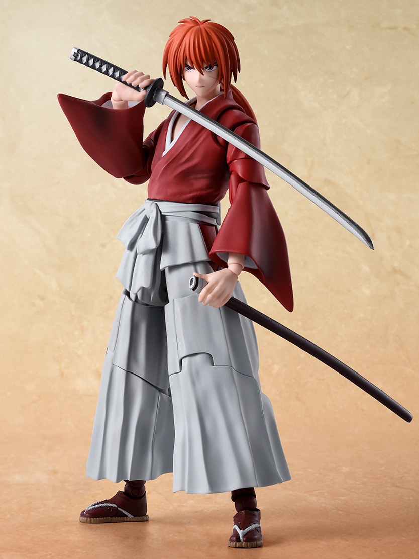 Rurouni Kenshin-Meiji Swordsman Romantic Tan- Figure S.H.Figuarts Kenshin Himura