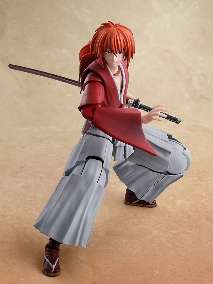 Rurouni Kenshin-Meiji Swordsman Romantic Tan- Figure S.H.Figuarts Kenshin Himura