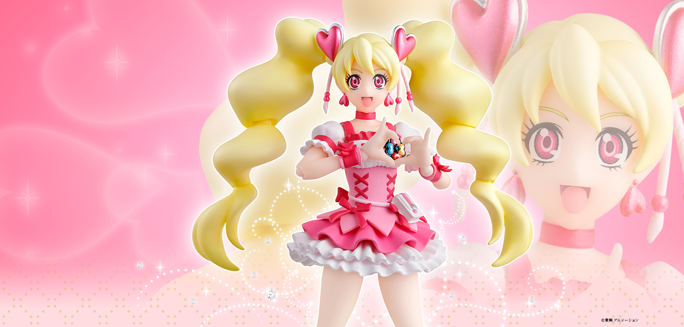 Fresh Precure! PVC Figure S.H.Figuarts Cure Peach -Precure Character Designer's Edition-.